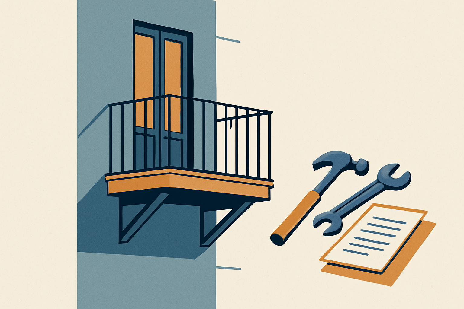 Terrazzo sporgente: chi paga le spese di manutenzione?