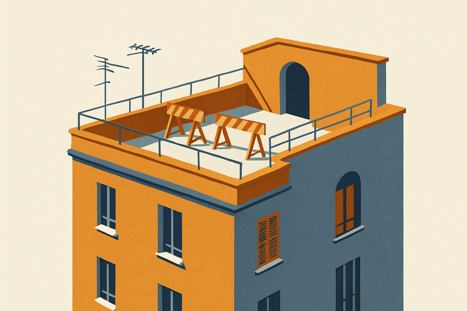 Trasformare il tetto condominiale in terrazza: quando è vietato